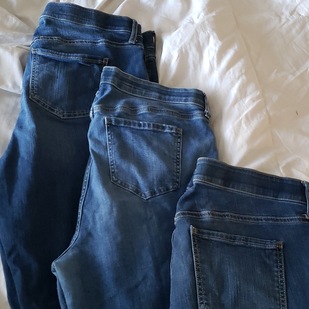 NWOT - 3 Pairs - Sky High Jeans Size 18